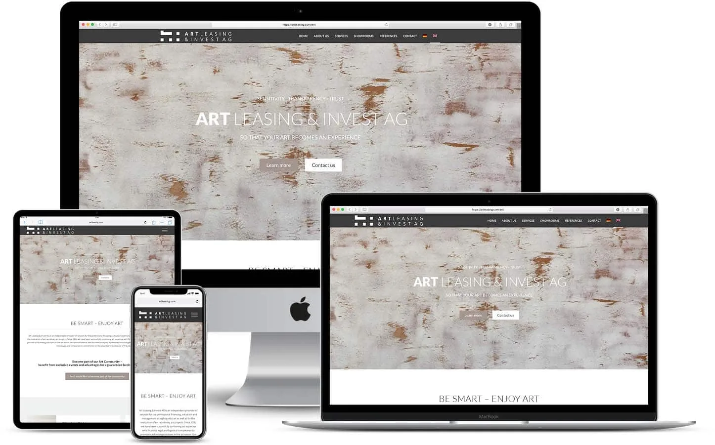 ART LEASING & INVEST AG – Kunstmanagement leasing webseite